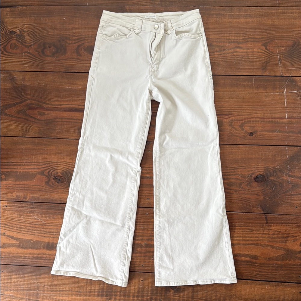 Good American Cream Jeans Size 31
